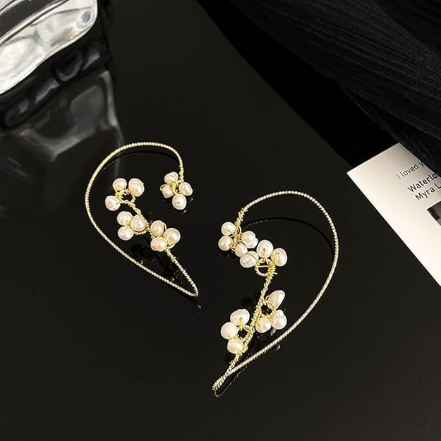 Flower Cuff Earrings - Image 3