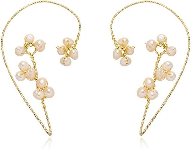 Flower Cuff Earrings