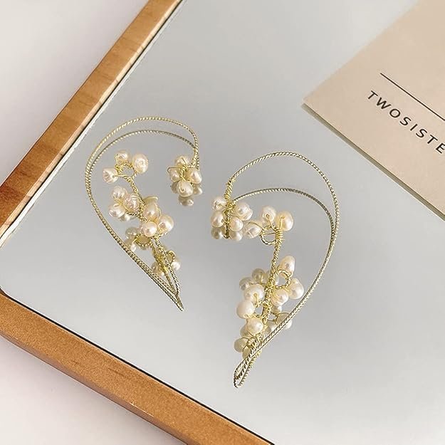 Flower Cuff Earrings - Image 5