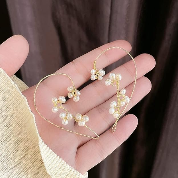 Flower Cuff Earrings - Image 6