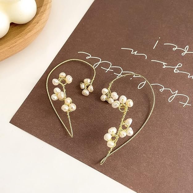 Flower Cuff Earrings - Image 2