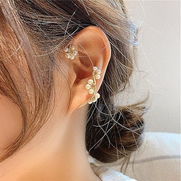 Flower Cuff Earrings - Image 7