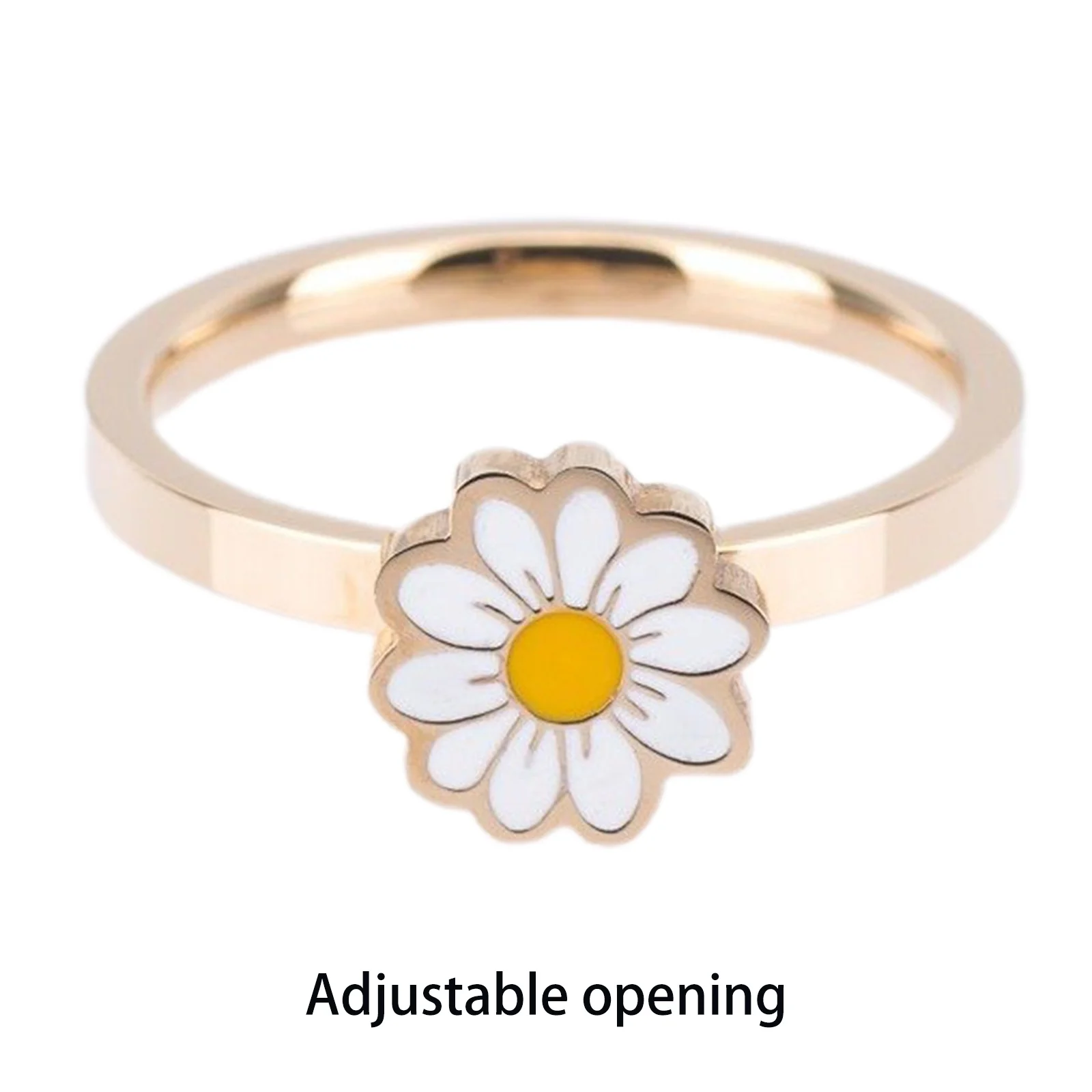 Adjustable Anxiety ring- Sunflower - Image 2